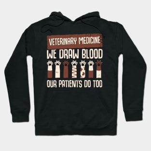 Vet tech zip up hoodies top